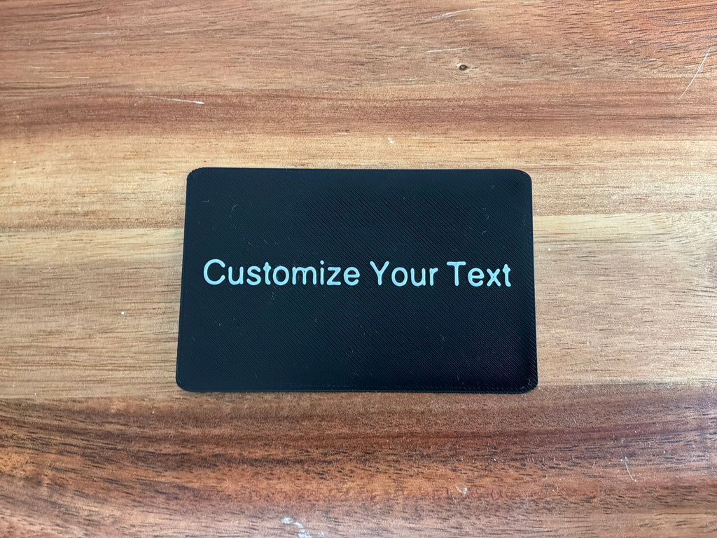 Customizable Cards